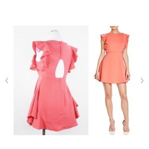 Kendell & Kylie Ruffled Cut Out Dress
